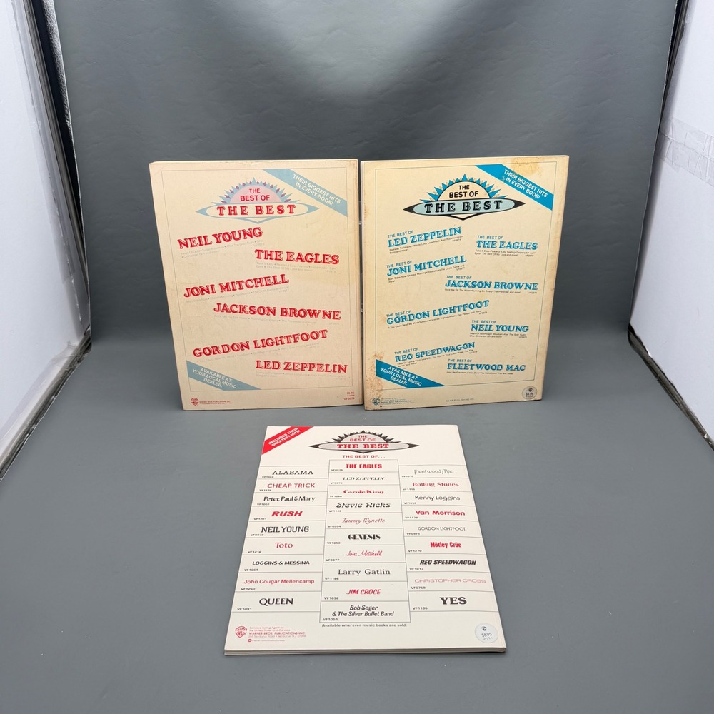 Vintage Rock Sheet Music Songbook Lot Eagles Bob Seger John Cougar Mellencamp - Picture 2 of 10